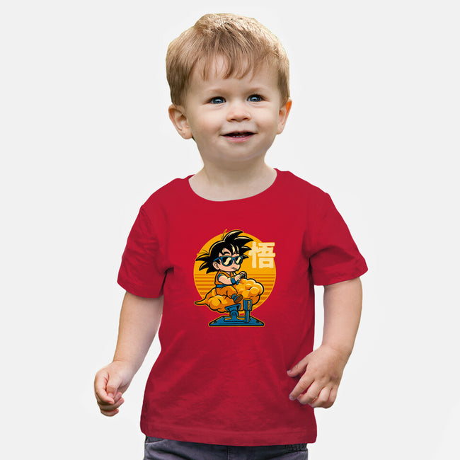 Cloud Anime Hero-Baby-Basic-Tee-Studio Mootant