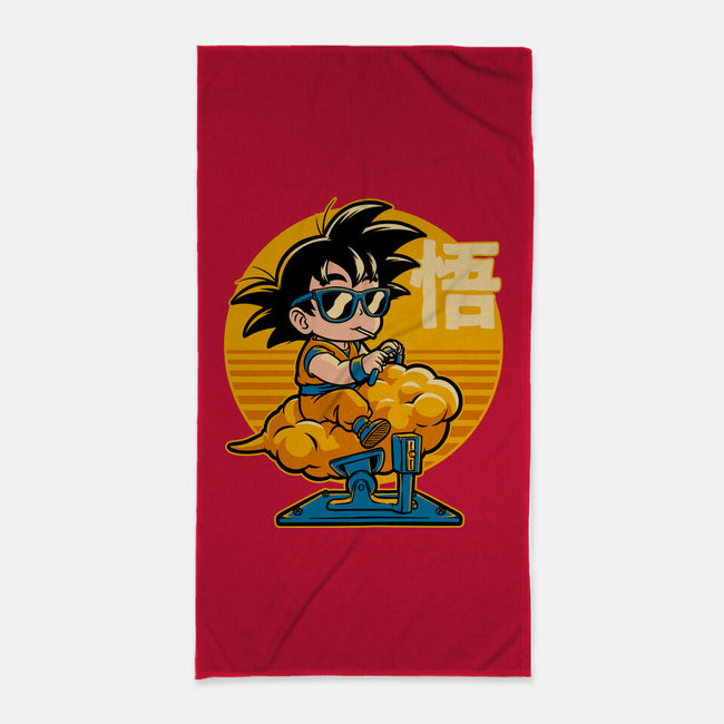 Cloud Anime Hero-None-Beach-Towel-Studio Mootant