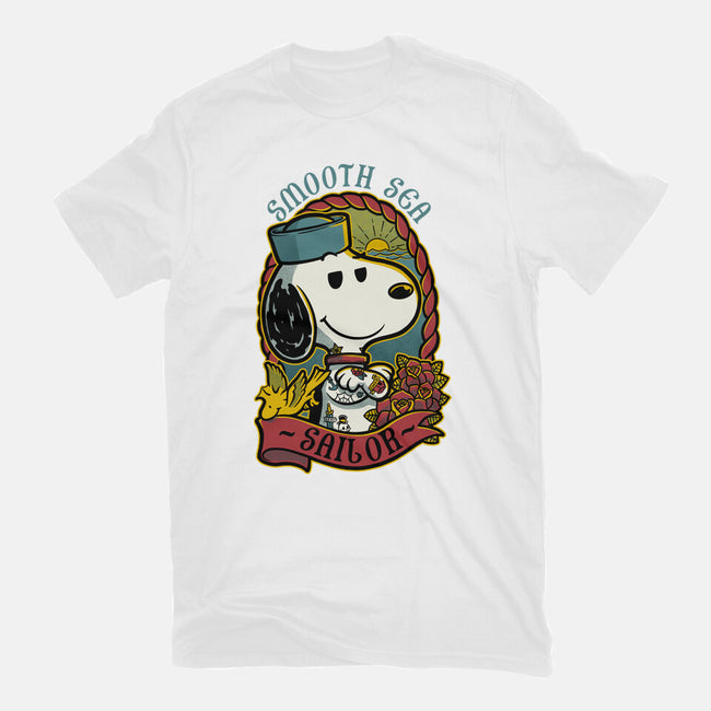 Beagle Sailor Tattoo-Youth-Basic-Tee-Studio Mootant