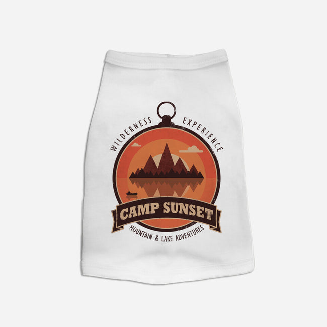 Camp Sunset-Dog-Basic-Pet Tank-sachpica