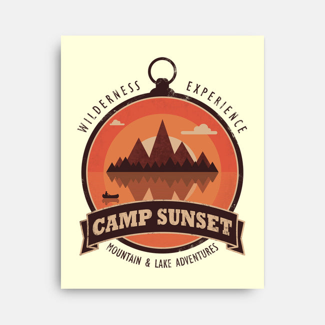 Camp Sunset-None-Stretched-Canvas-sachpica