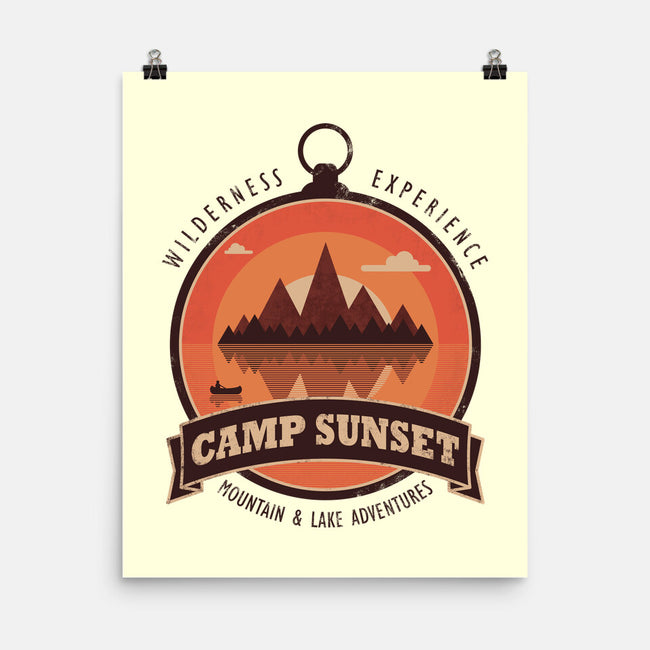 Camp Sunset-None-Matte-Poster-sachpica