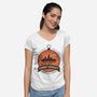 Camp Sunset-Womens-V-Neck-Tee-sachpica