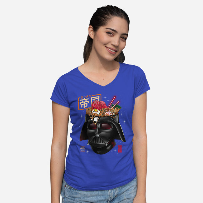 Empire Ramen-Womens-V-Neck-Tee-Getsousa!