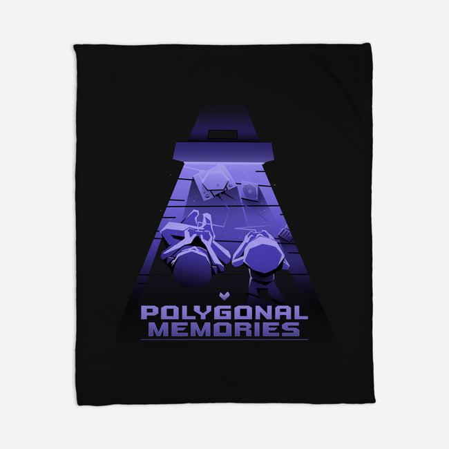 Polygonal Memories-None-Fleece-Blanket-estudiofitas