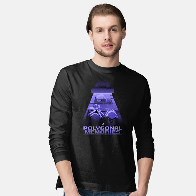 Polygonal Memories-Mens-Long Sleeved-Tee-estudiofitas