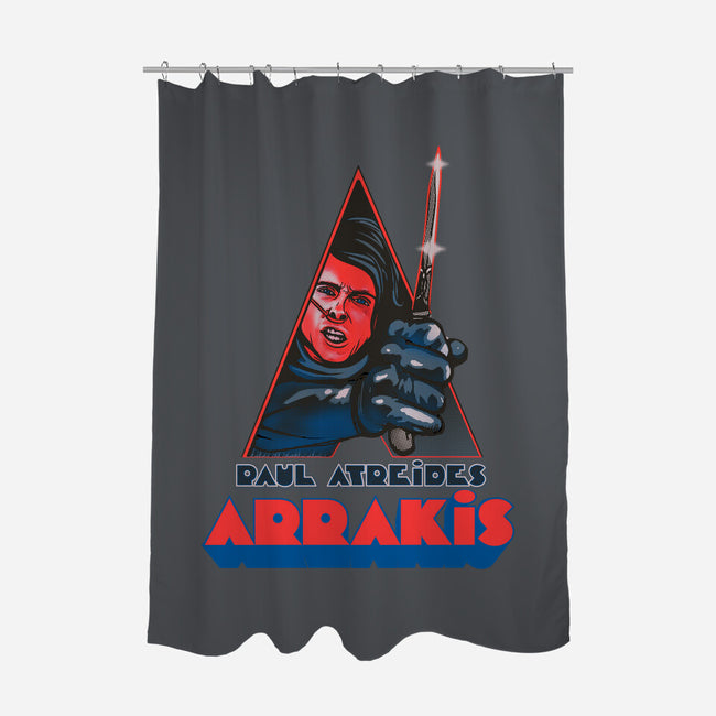 Clockwork Arrakis-None-Polyester-Shower Curtain-Samuel