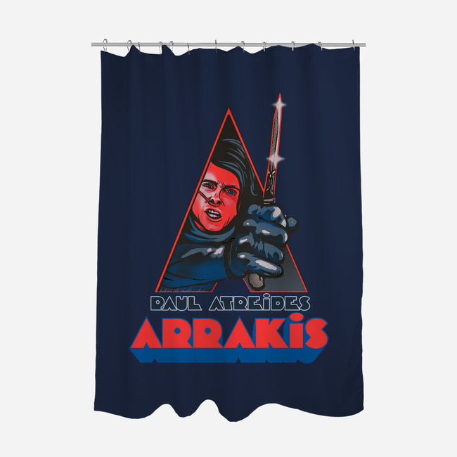 Clockwork Arrakis-None-Polyester-Shower Curtain-Samuel