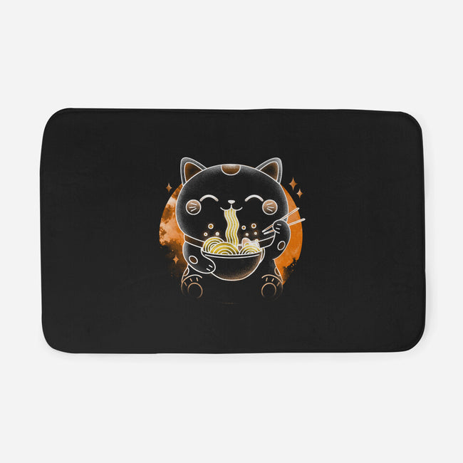 Soul Of The Ramen Cat-None-Memory Foam-Bath Mat-Donnie