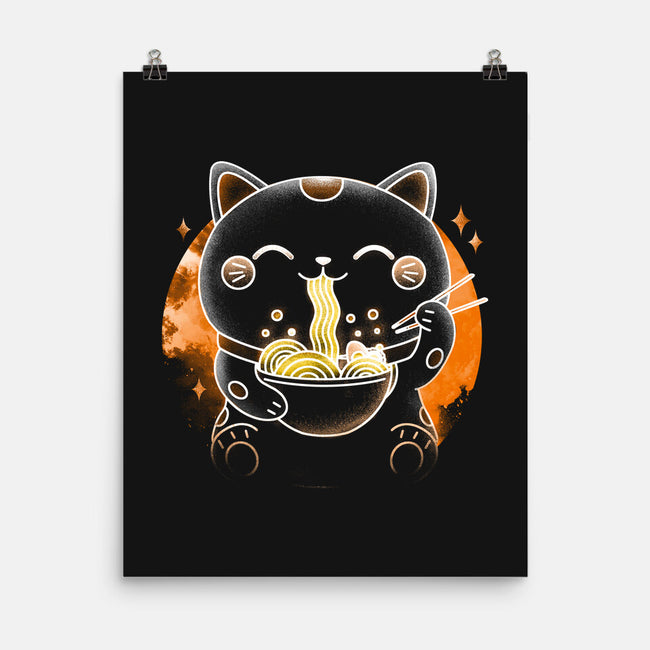 Soul Of The Ramen Cat-None-Matte-Poster-Donnie