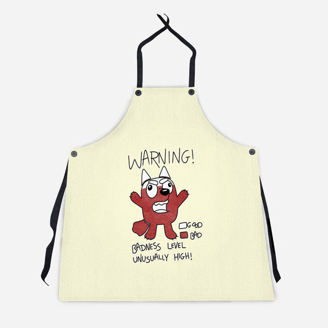 Muffin’s Badness Level-Unisex-Kitchen-Apron-Alexhefe