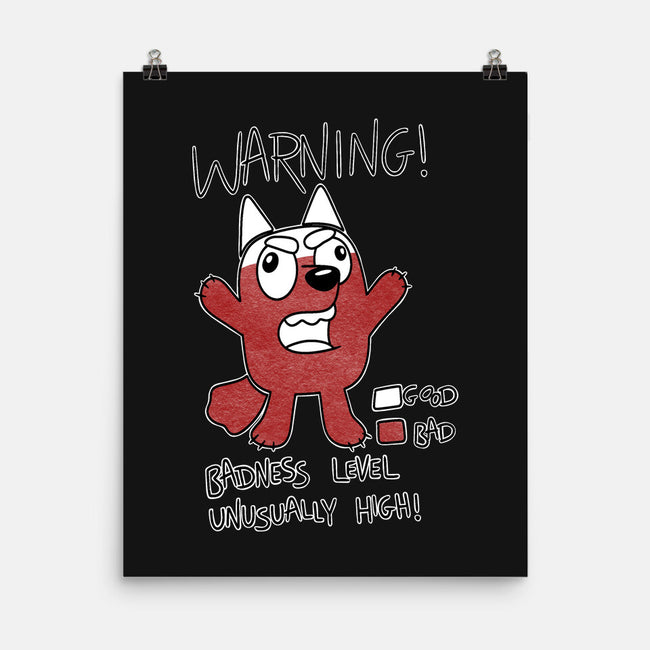 Muffin’s Badness Level-None-Matte-Poster-Alexhefe