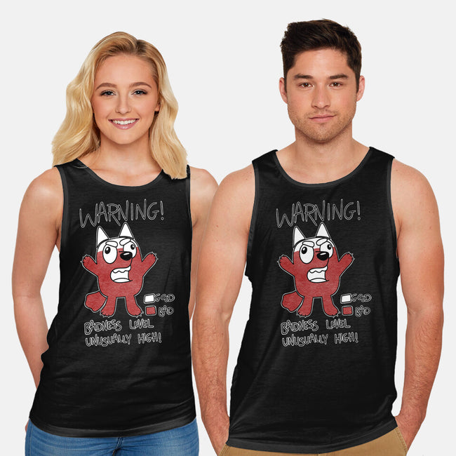 Muffin’s Badness Level-Unisex-Basic-Tank-Alexhefe