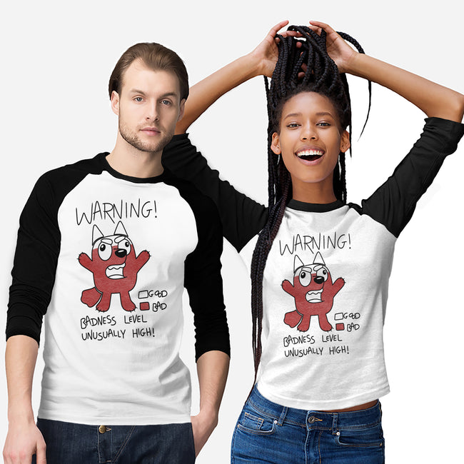 Muffin’s Badness Level-Unisex-Baseball-Tee-Alexhefe