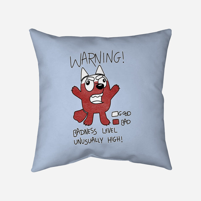 Muffin’s Badness Level-None-Removable Cover-Throw Pillow-Alexhefe