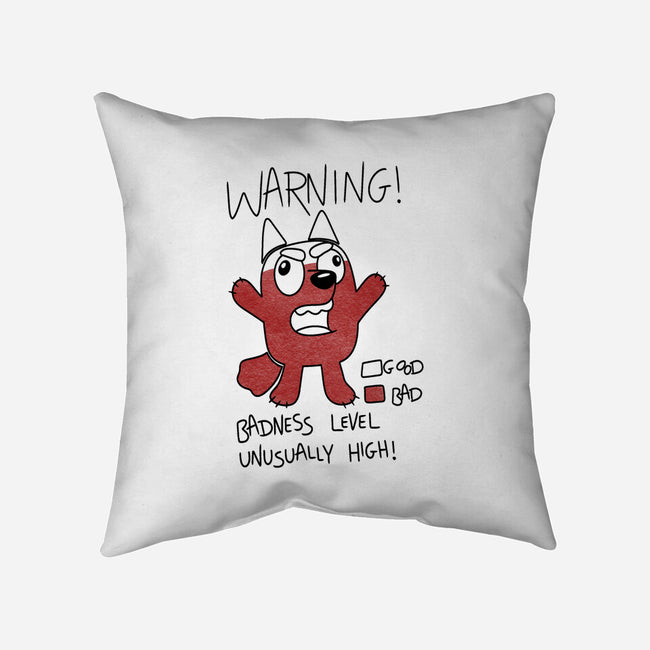 Muffin’s Badness Level-None-Removable Cover-Throw Pillow-Alexhefe