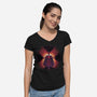 Iron Magnus-Womens-V-Neck-Tee-rmatix