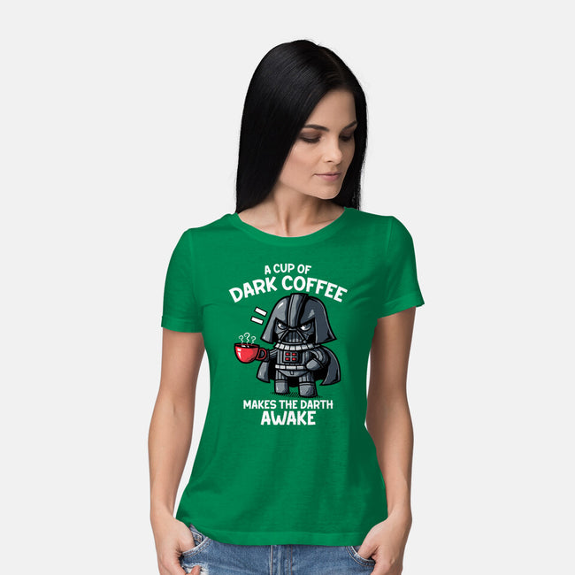 Dark Coffee-Womens-Basic-Tee-krisren28