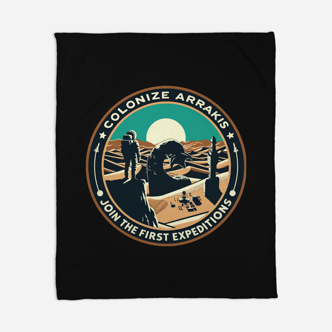 Colonize Arrakis-None-Fleece-Blanket-Dylon_G