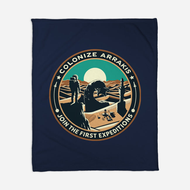 Colonize Arrakis-None-Fleece-Blanket-Dylon_G