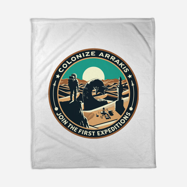 Colonize Arrakis-None-Fleece-Blanket-Dylon_G