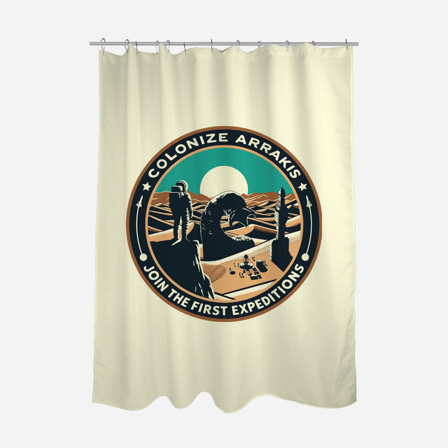 Colonize Arrakis-None-Polyester-Shower Curtain-Dylon_G