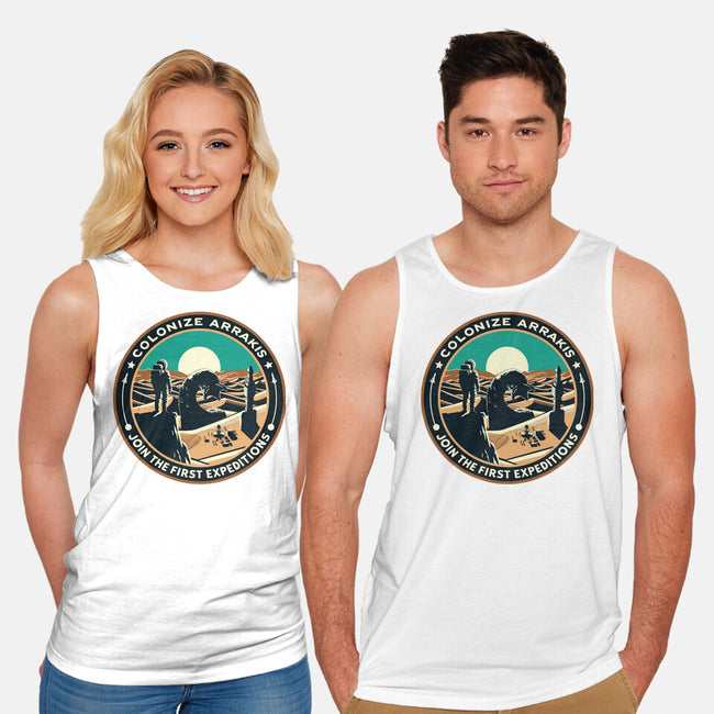 Colonize Arrakis-Unisex-Basic-Tank-Dylon_G