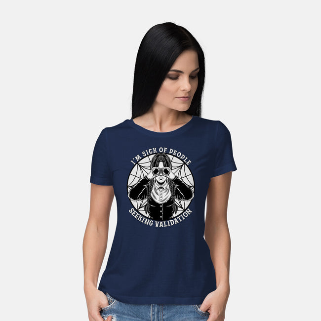 Seeking Validation-Womens-Basic-Tee-rmatix