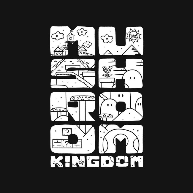 A Mushroom Kingdom-Unisex-Baseball-Tee-Aarons Art Room