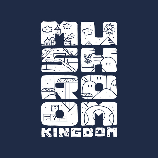 A Mushroom Kingdom-None-Beach-Towel-Aarons Art Room