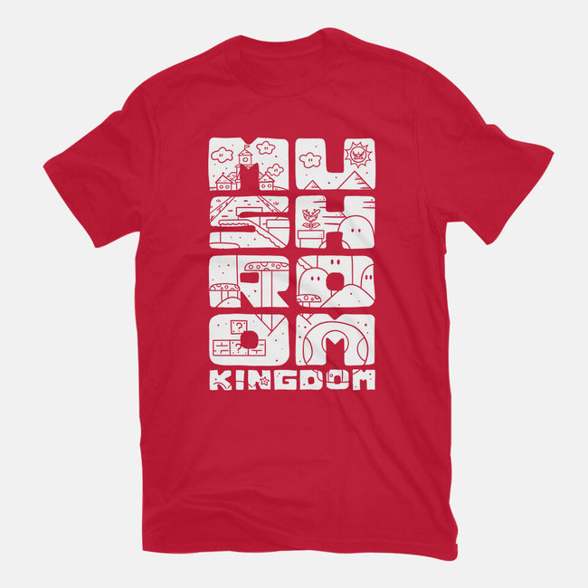 A Mushroom Kingdom-Unisex-Basic-Tee-Aarons Art Room