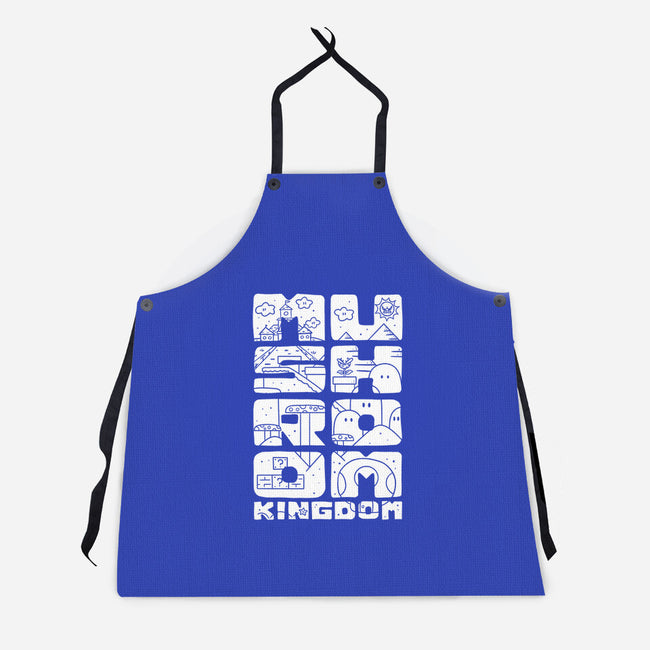 A Mushroom Kingdom-Unisex-Kitchen-Apron-Aarons Art Room