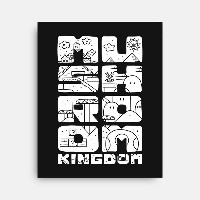 A Mushroom Kingdom-None-Stretched-Canvas-Aarons Art Room