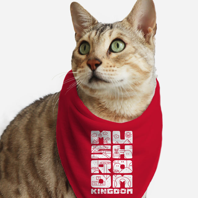 A Mushroom Kingdom-Cat-Bandana-Pet Collar-Aarons Art Room