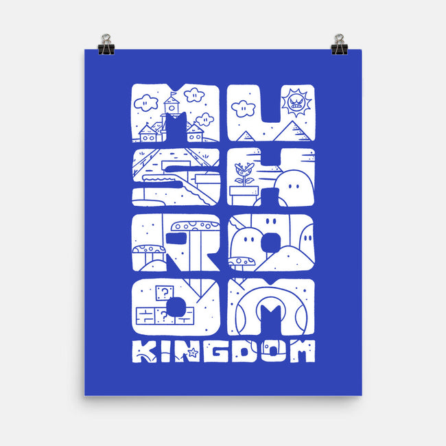 A Mushroom Kingdom-None-Matte-Poster-Aarons Art Room