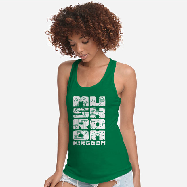 A Mushroom Kingdom-Womens-Racerback-Tank-Aarons Art Room