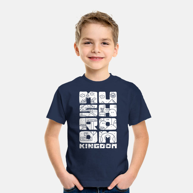 A Mushroom Kingdom-Youth-Basic-Tee-Aarons Art Room