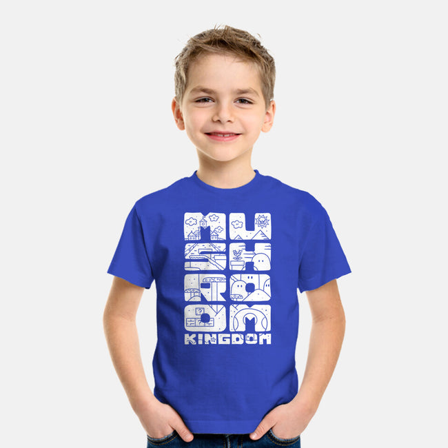 A Mushroom Kingdom-Youth-Basic-Tee-Aarons Art Room