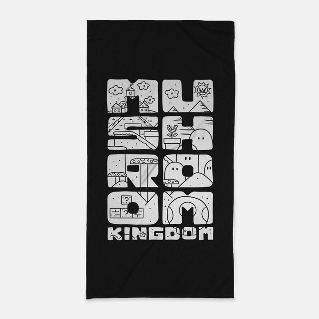 A Mushroom Kingdom-None-Beach-Towel-Aarons Art Room