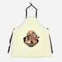 Noodle Fight-Unisex-Kitchen-Apron-momma_gorilla