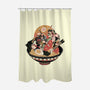 Noodle Fight-None-Polyester-Shower Curtain-momma_gorilla