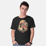 Noodle Fight-Mens-Basic-Tee-momma_gorilla