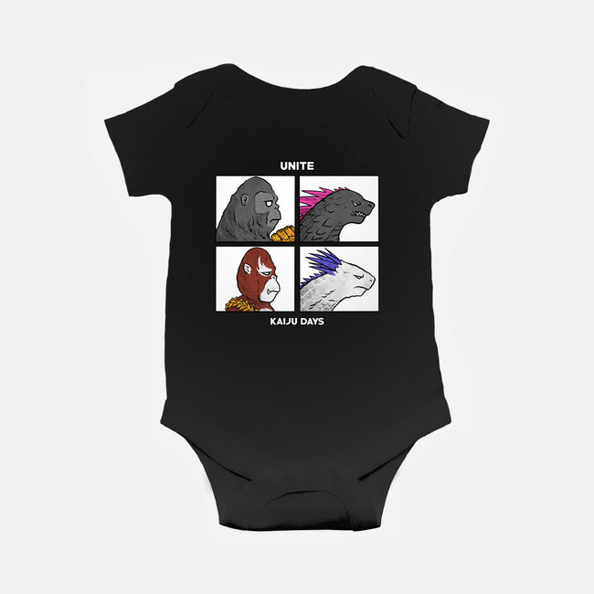 Kaiju Days-Baby-Basic-Onesie-spoilerinc