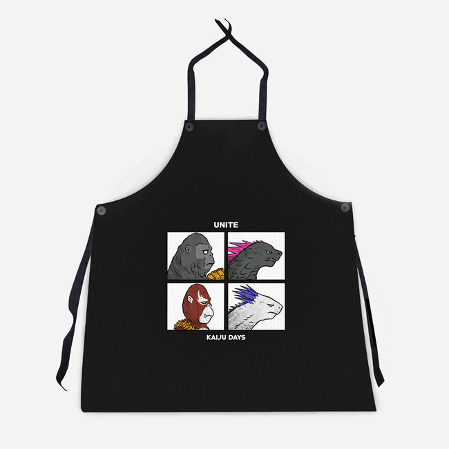 Kaiju Days-Unisex-Kitchen-Apron-spoilerinc