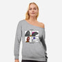 Kaiju Days-Womens-Off Shoulder-Sweatshirt-spoilerinc