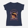 Dungeon Master Second Edition-Womens-V-Neck-Tee-Hafaell