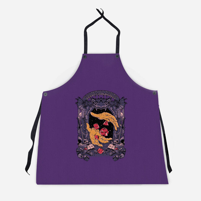 Dungeon Master Second Edition-Unisex-Kitchen-Apron-Hafaell