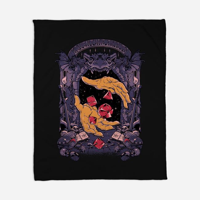 Dungeon Master Second Edition-None-Fleece-Blanket-Hafaell