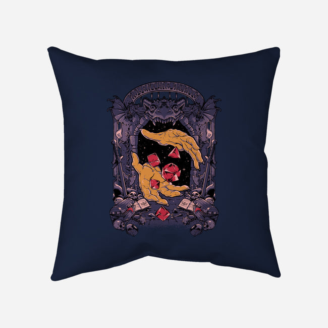 Dungeon Master Second Edition-None-Removable Cover-Throw Pillow-Hafaell