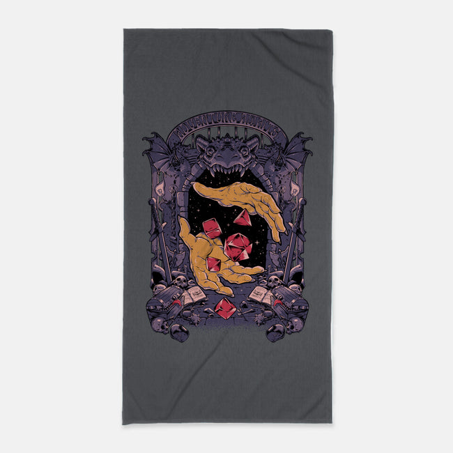 Dungeon Master Second Edition-None-Beach-Towel-Hafaell